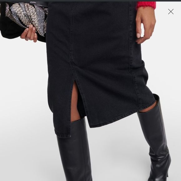 Isabel Marant Dipoma Denim Midi Skirt - Picture 3 of 8